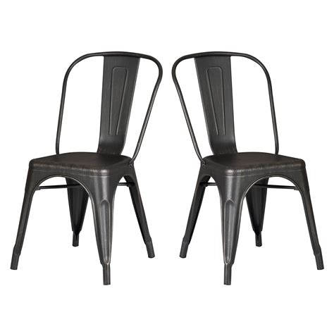 wayfair steel chairs